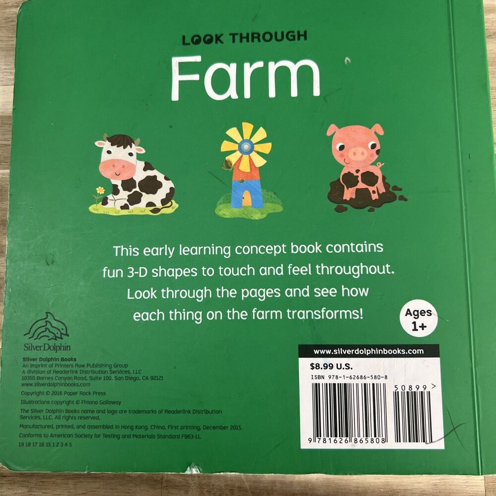 Look Through: Farm - Board book By Galloway, Fhiona - VERY GOOD - Picture 4 of 4